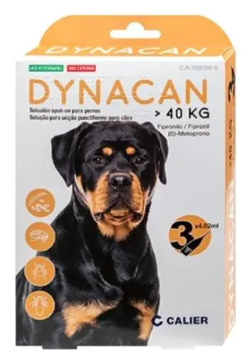 Pipetas Dynacan perro + 40Kg. (3 pipetas)