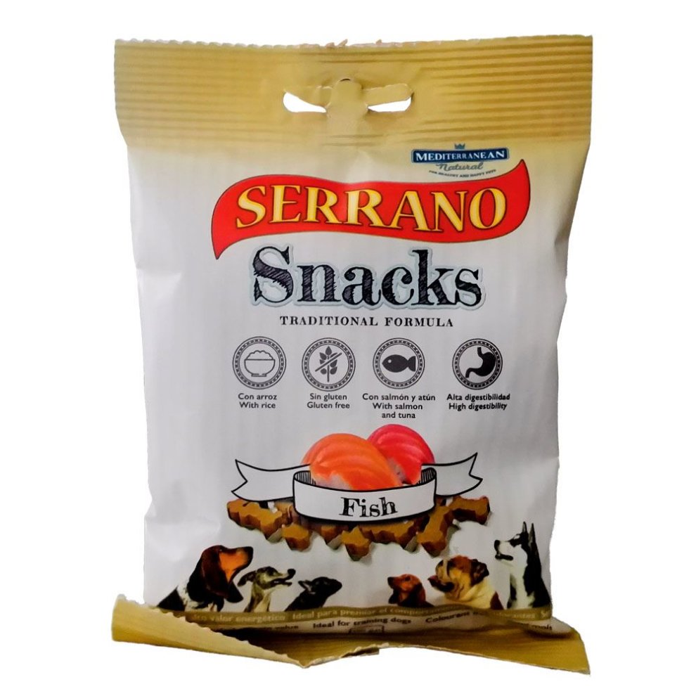 Snaks Mediterranea salmón 85 gr.