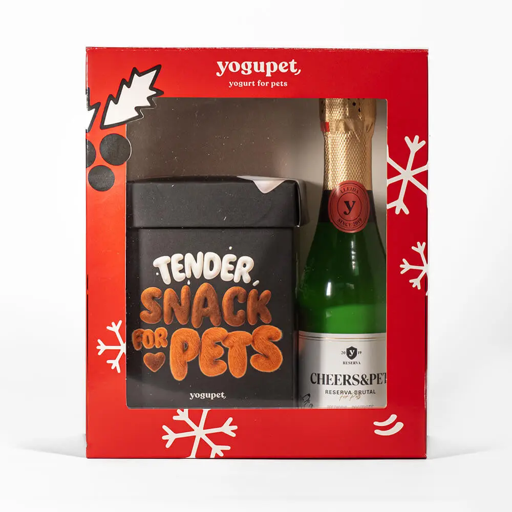 [910065] Pack Navidad (1 snacks + Champán perros y gatos)