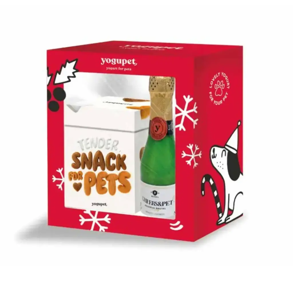 [910066] Pack Navidad (1 snacks + champán perros y gatos)